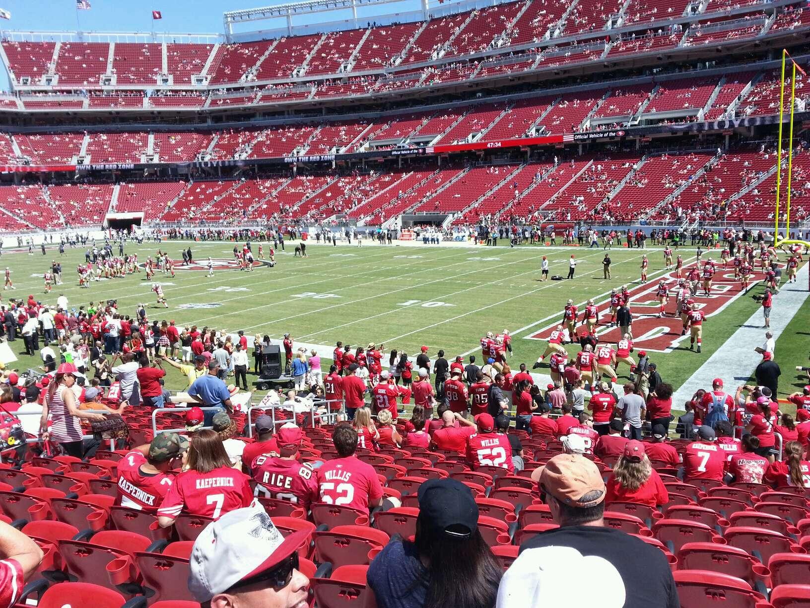 Levi's Stadium Section 132 - RateYourSeats.com