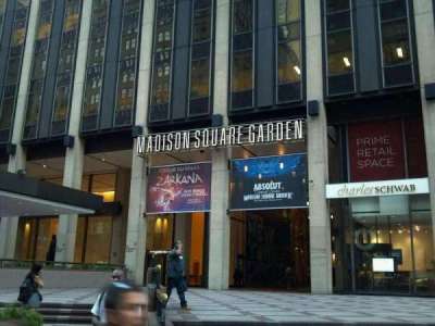 Madison Square Garden, section Main Entrance, home of New York Rangers