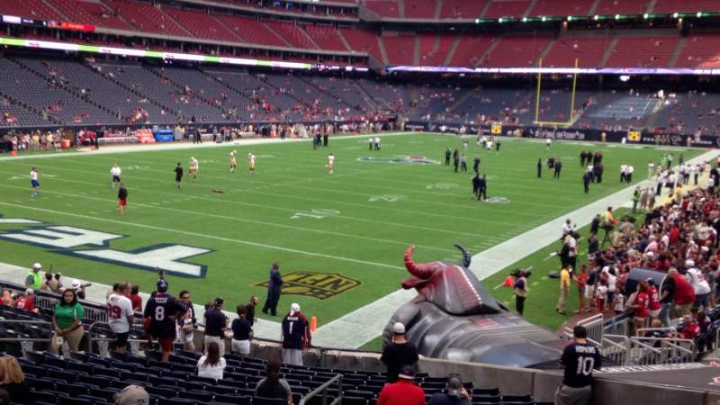 NRG Stadium Interactive Seating Plan
