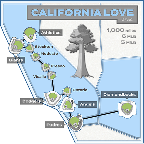 california love Map