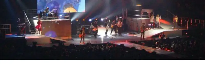 Jonas Brothers and Hannah Montana