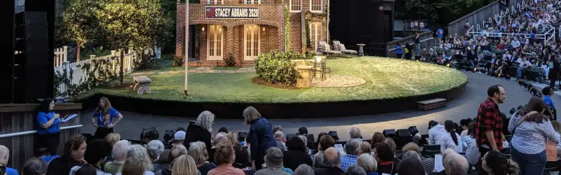 The Delacorte Theater in Central Park