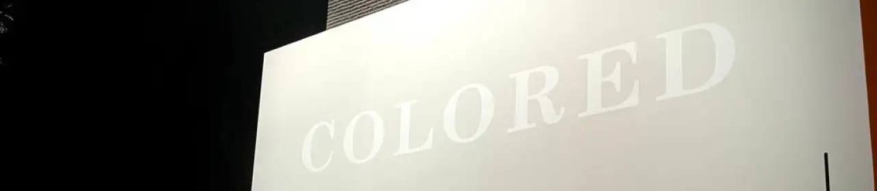 Thoughts of a Colored Man