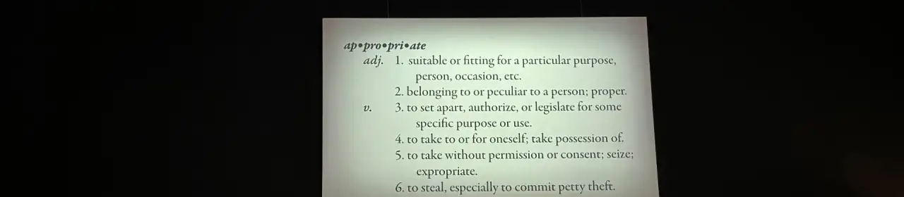 Appropriate