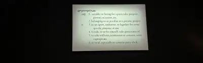 Appropriate