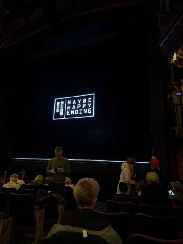 Belasco Theatre, section: Orchestra R, row: J, seat: 4