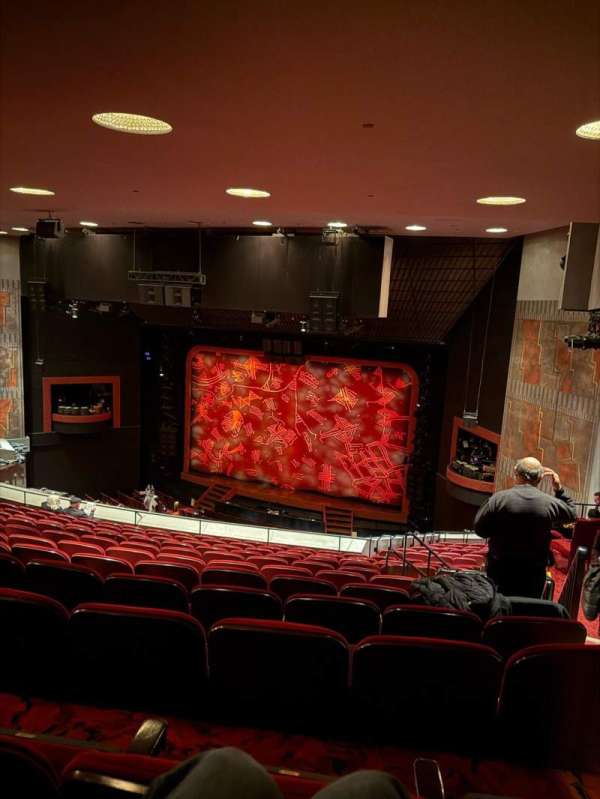 Minskoff Theatre, section: Mezzanine, row: L, seat: 153