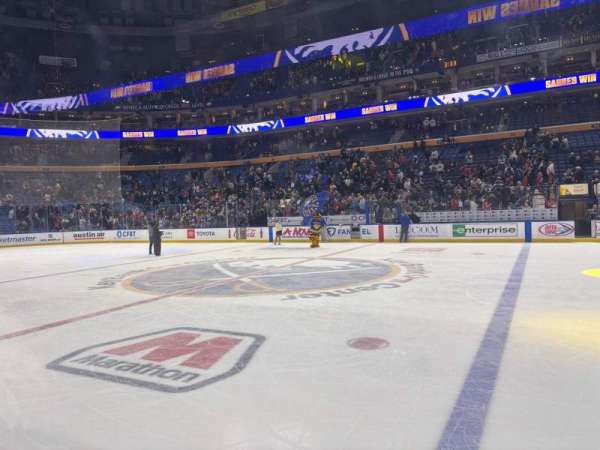 KeyBank Center, section: 116, row: 1, seat: 17