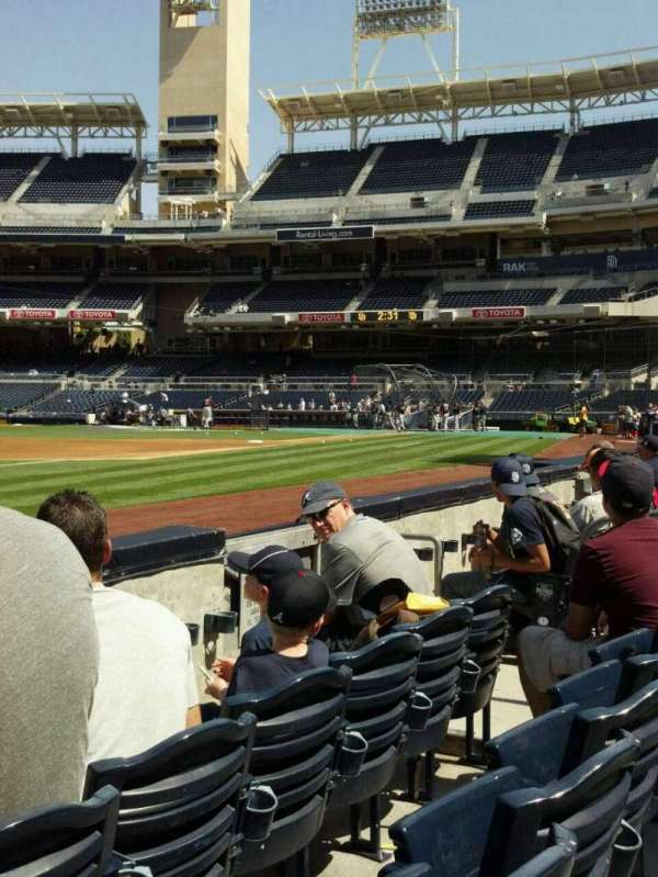 Petco Park, section: 116, row: 3, seat: 9