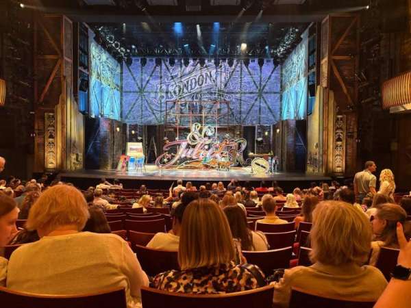 Stephen Sondheim Theatre, section: Orchestra C, row: P, seat: 108