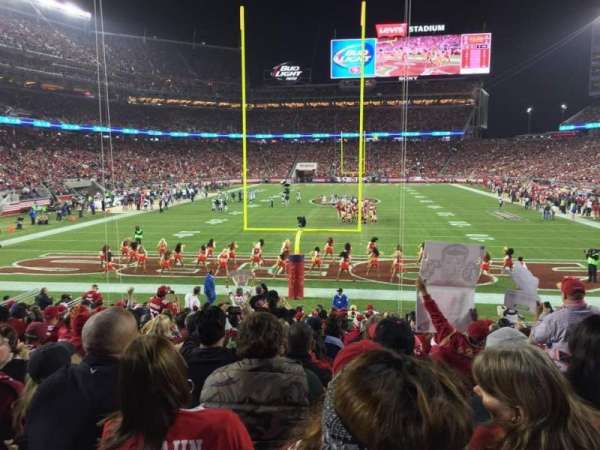 Levi's Stadium, section: 103, row: 17