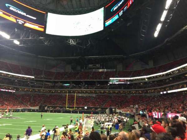 Mercedes-Benz Stadium, section: 132, row: 4, seat: 15