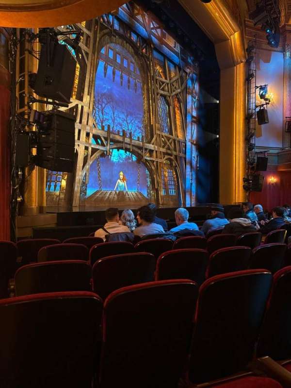 St. James Theatre, section: Orchestra L, row: G, seat: 23