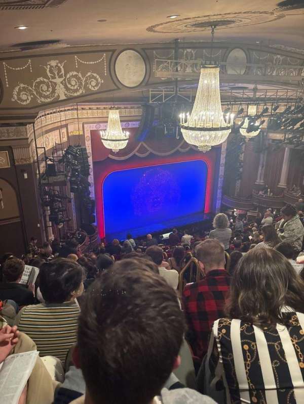 Imperial Theatre, section: Rear Mezzanine L, row: J, seat: 106