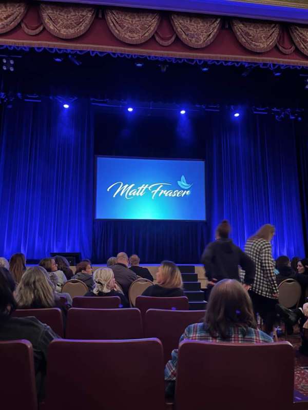 Genesee Theatre, section: Orchestra LC, row: E, seat: 103