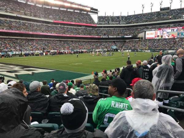 Lincoln Financial Field, section: 134, row: 11, seat: 9