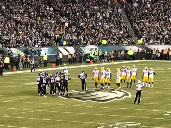 Lincoln Financial Field, section: 124, row: 25, seat: 10