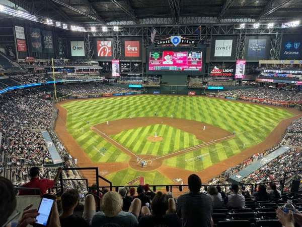Chase Field, section: 315, row: 9, seat: 14
