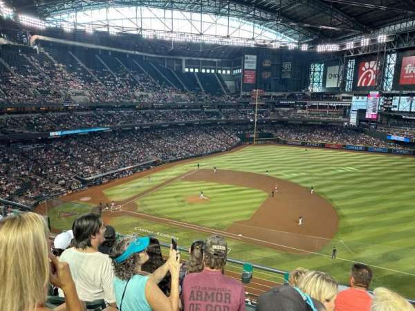 Chase Field, section: 308, row: 4, seat: 13