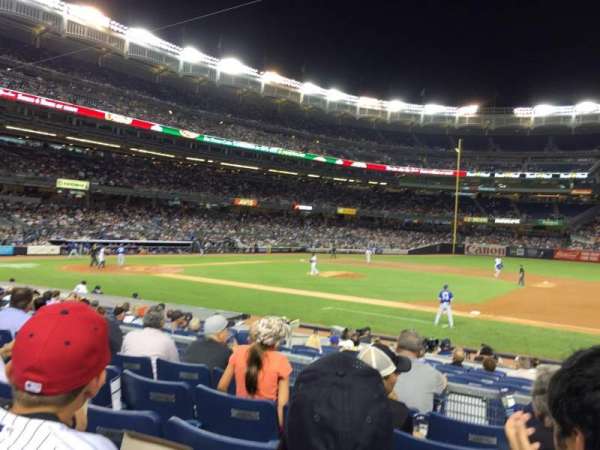 Yankee stadium, section: 115, row: 16, seat: 1