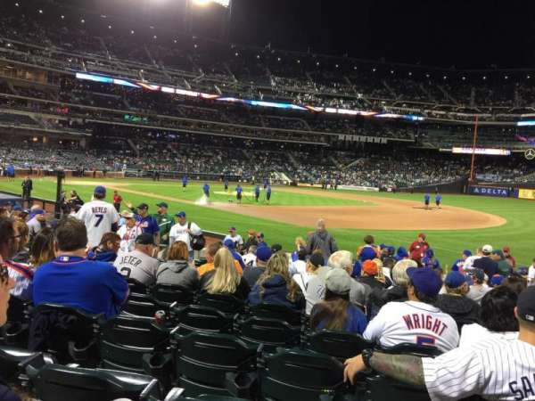 Citi Field, section: 110, row: 11, seat: 13