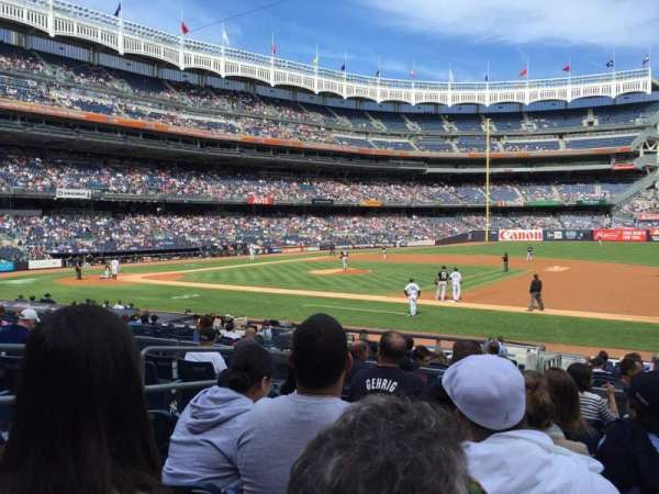 Yankee Stadium, section: 114A, row: 18, seat: 11