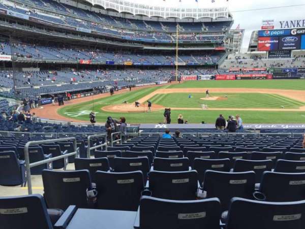 Yankee Stadium, section: 117A, row: 13, seat: 9