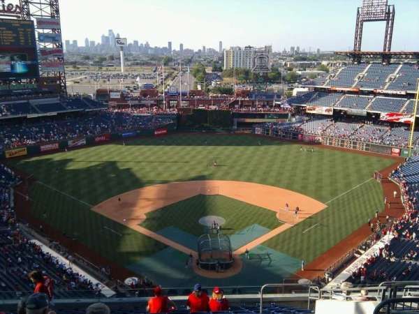 Citizens Bank Park, section: 421, row: 13, seat: 6