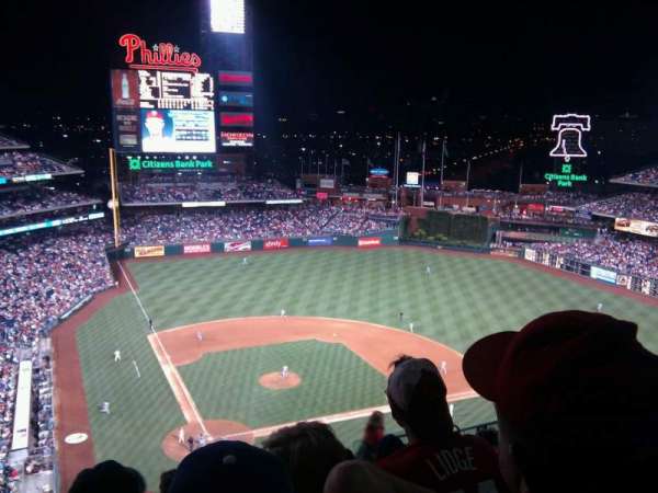 Citizens Bank Park, section: 418, row: 13, seat: 12