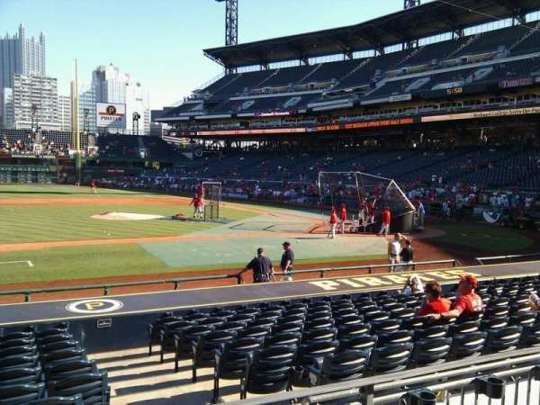 PNC Park, section: 123, row: c, seat: 10