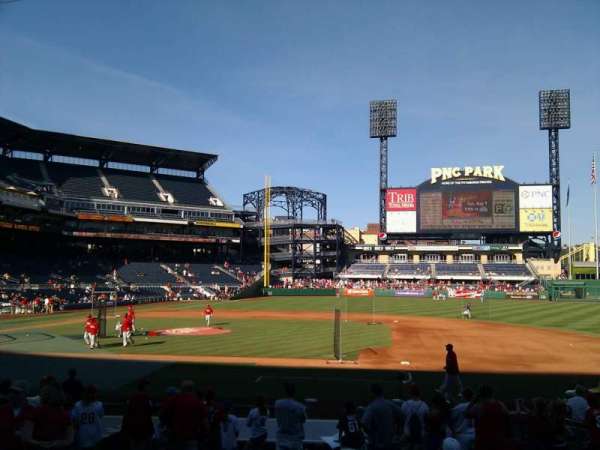 PNC Park, section: 110, row: d, seat: 2