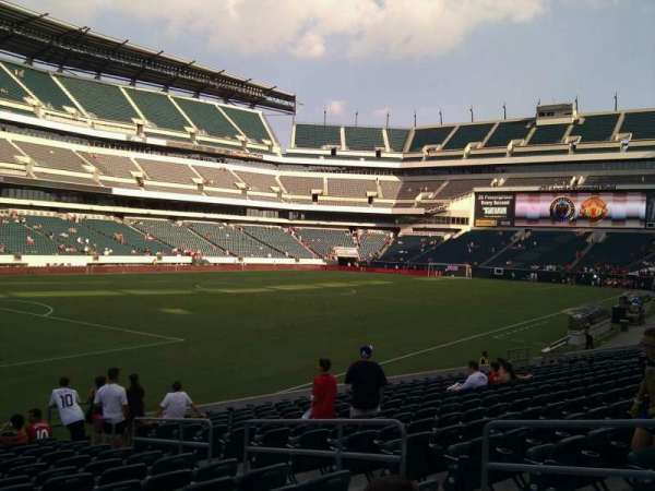 Lincoln Financial Field, section: 134, row: 15, seat: 7