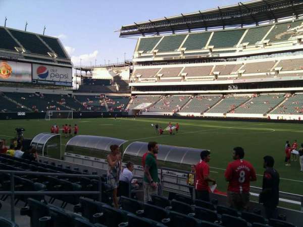 Lincoln Financial Field, section: 103, row: 8, seat: 10