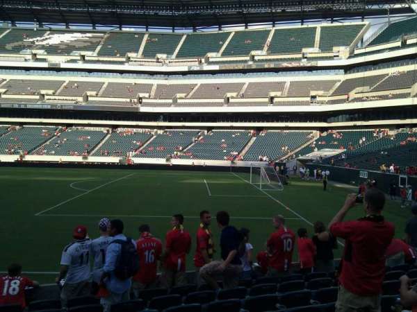Lincoln Financial Field, section: 105, row: 9, seat: 21