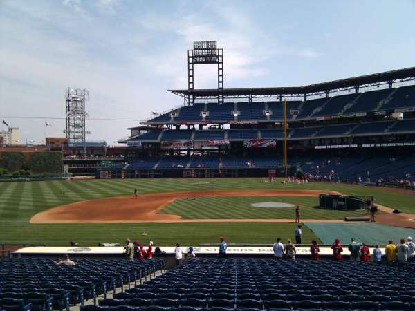 Citizens Bank Park, section: 130, row: 26, seat: 13