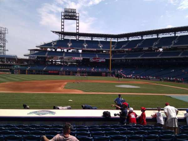 Citizens Bank Park, section: 131, row: 11, seat: 7