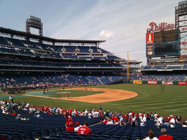 Citizens Bank Park, section: 112, row: 35, seat: 11