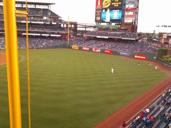 Citizens Bank Park, section: 206, row: 1, seat: 5