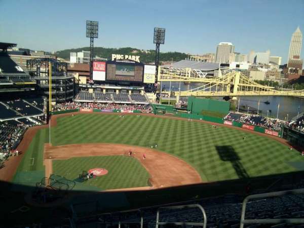 PNC Park, section: 312, row: w, seat: 5