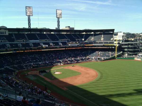 PNC Park, section: 301, row: l, seat: 7