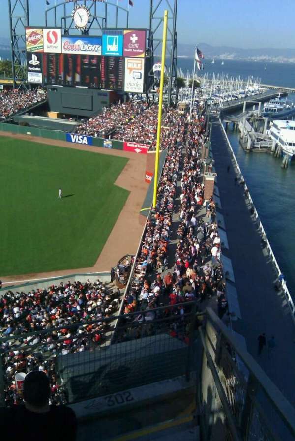 Oracle Park, section: VB302, row: C, seat: 15