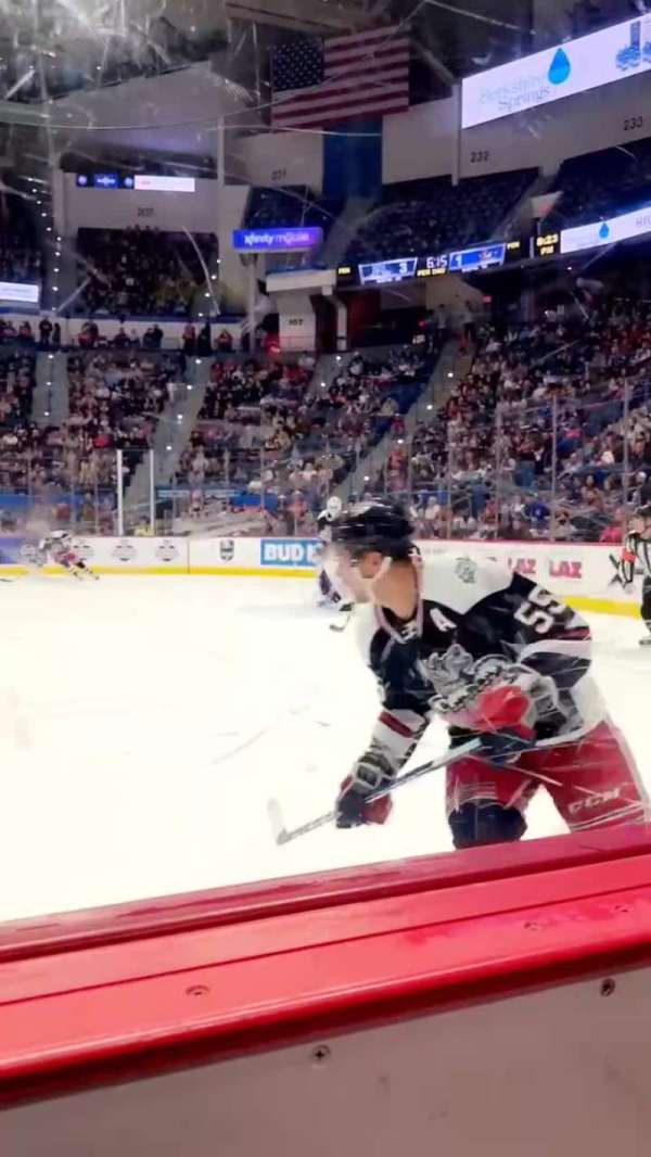 PeoplesBank Arena, section: 113, row: C, seat: 6