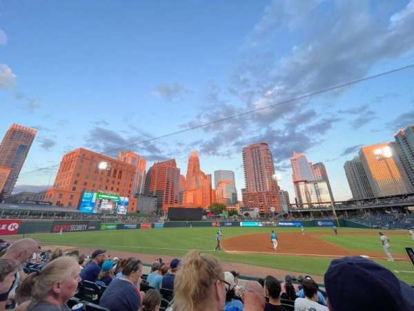 Truist Field, section: 117, row: J, seat: 5