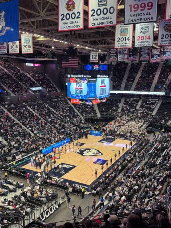 PeoplesBank Arena, section: 221, row: K, seat: 14