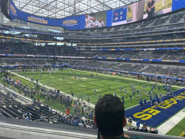 SoFi Stadium, section: 202, row: 2, seat: 16,17