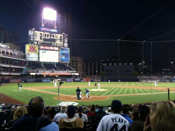 Petco Park, section: 101, row: 20, seat: 13