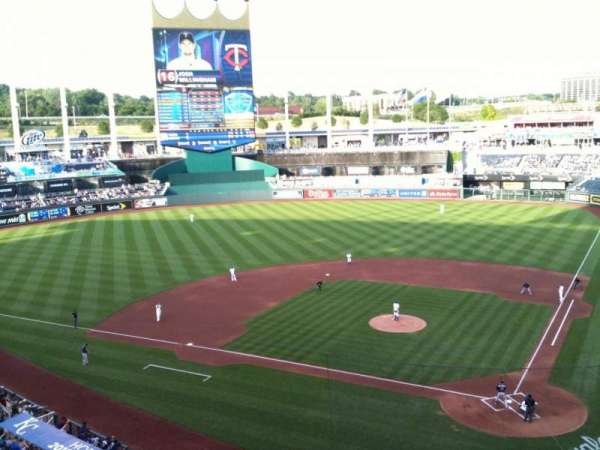 Kauffman Stadium, section: 416, row: A, seat: 1
