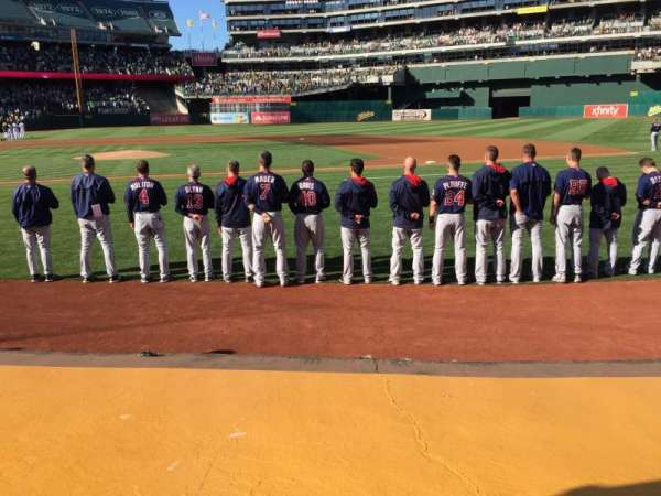 Oakland Coliseum, section: 114, row: 7, seat: 1
