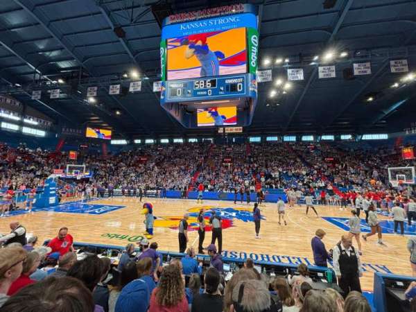 Allen Fieldhouse, section: G, row: 7, seat: 5