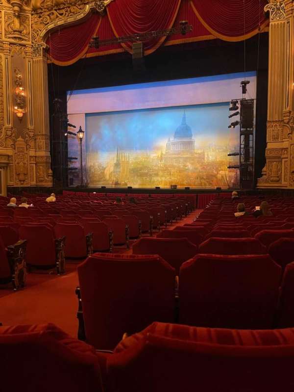James M. Nederlander Theatre, section: Orchestra R, row: V, seat: 4